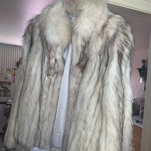 REAL FOX FUR COAT